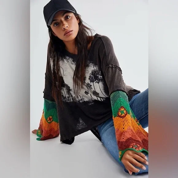 Free People So Edgy Tee - Picture 1 of 11